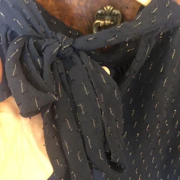 J Crew black tank top with gold - Picture 13 of 14